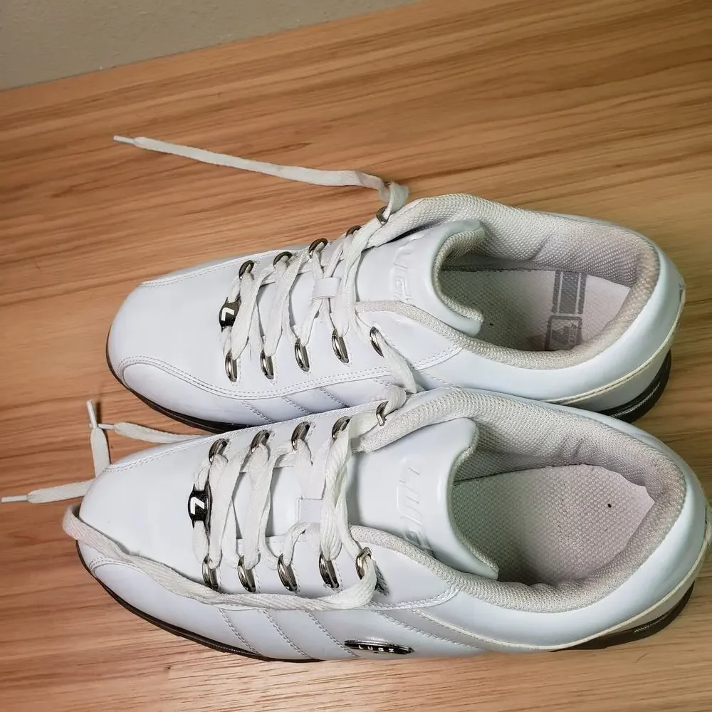 Lugz Men's Size 10.5 Charger II Ice Lace Up Fashion Sneakers white Sporty Casual